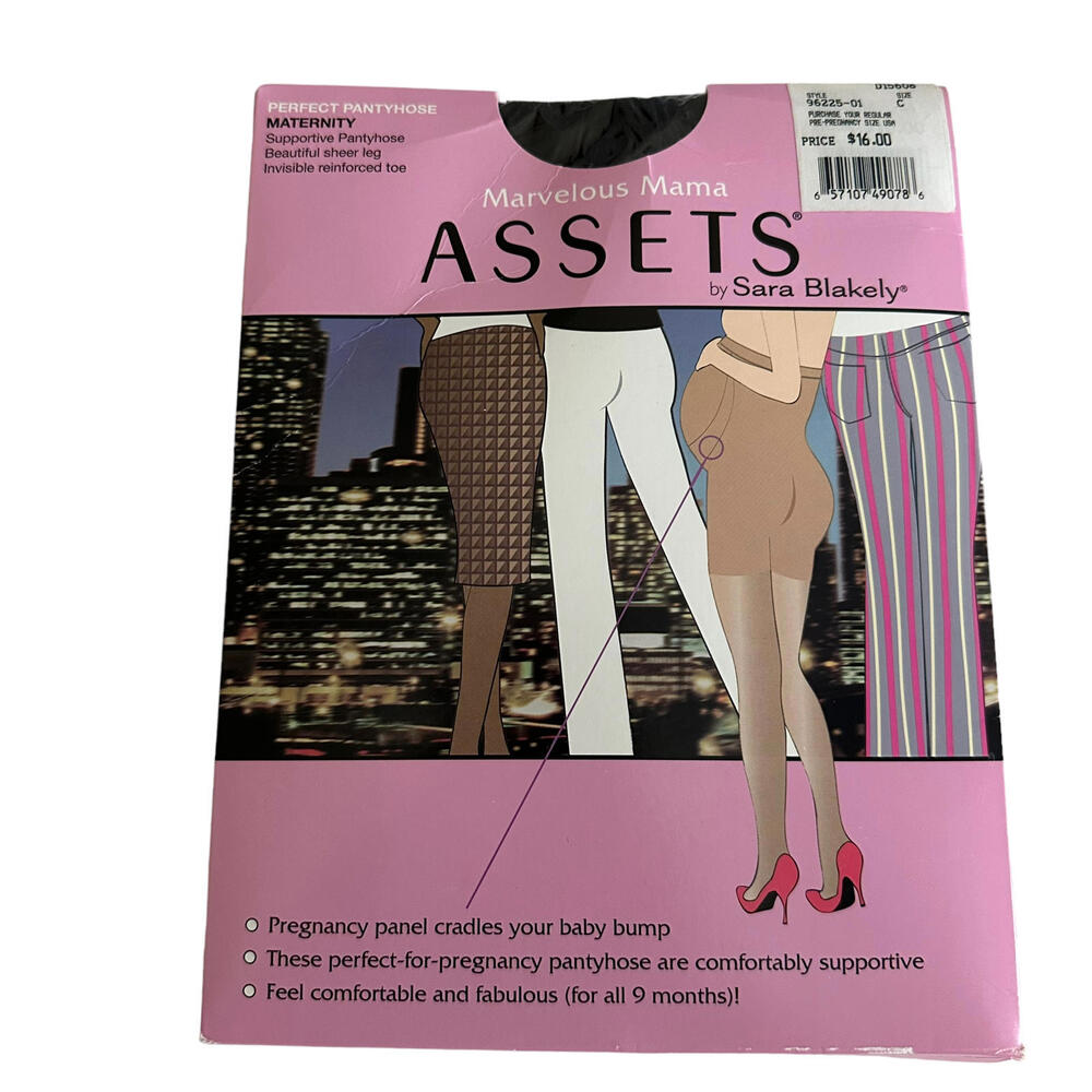 MARVELOUS MAMA ASSETS by Sara Blakely Maternity‎ Perfect Pantyhose, C